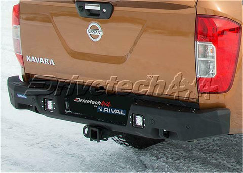 Nissan Navara (2015+) NP300 RIVAL Alloy rear bar - DT-2D41111